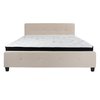 Flash Furniture Platform Bed Set, Tribeca, King, Beige HG-BM-20-GG